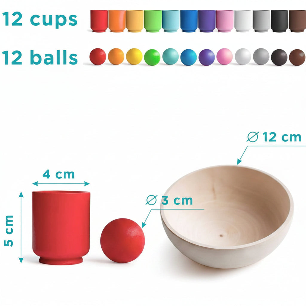 Montessori Toy Educational Toy Fine Motor Skills Toy Wooden - Image 5