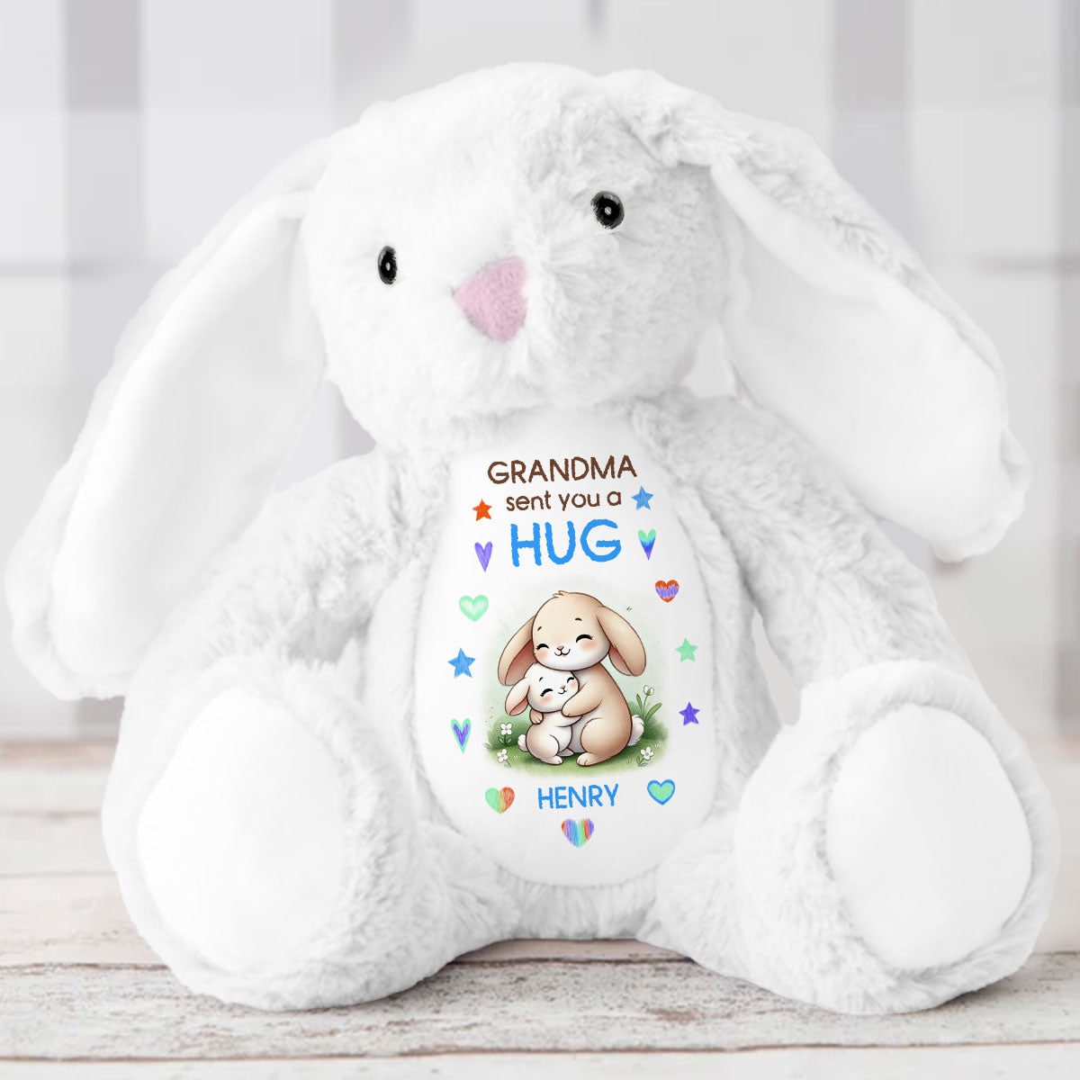 Personalized Bunny Custom Stuffed Animal Stuffed Bunny Gift - Image 8