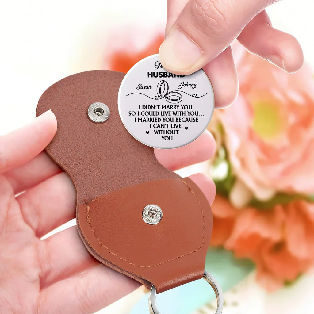 Personalized Pocket Hug Love Token Gift for Husband - Image 3
