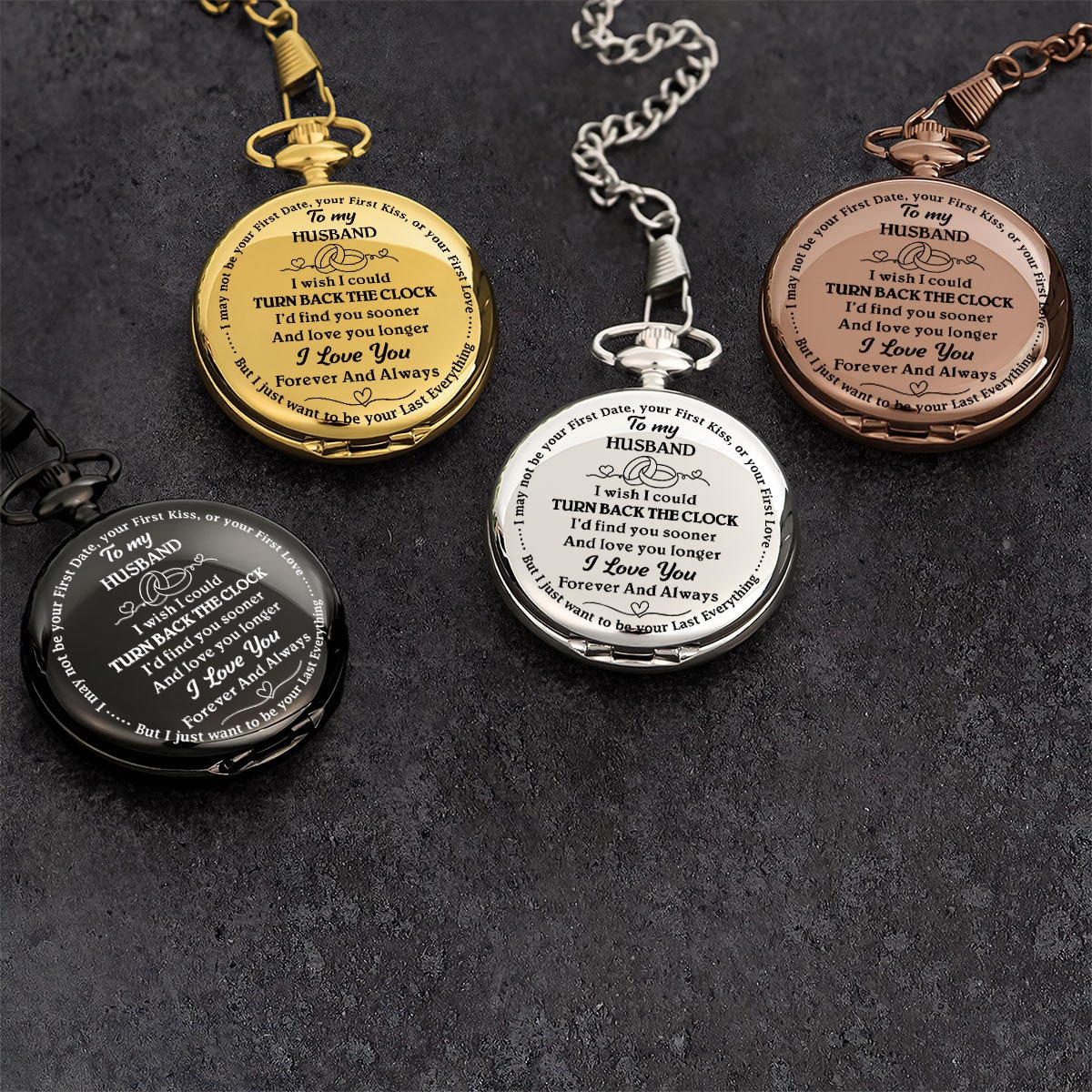 Personalized Pocket Watch Custom Pocket Watch Engraved Pocket Watch - Image 3