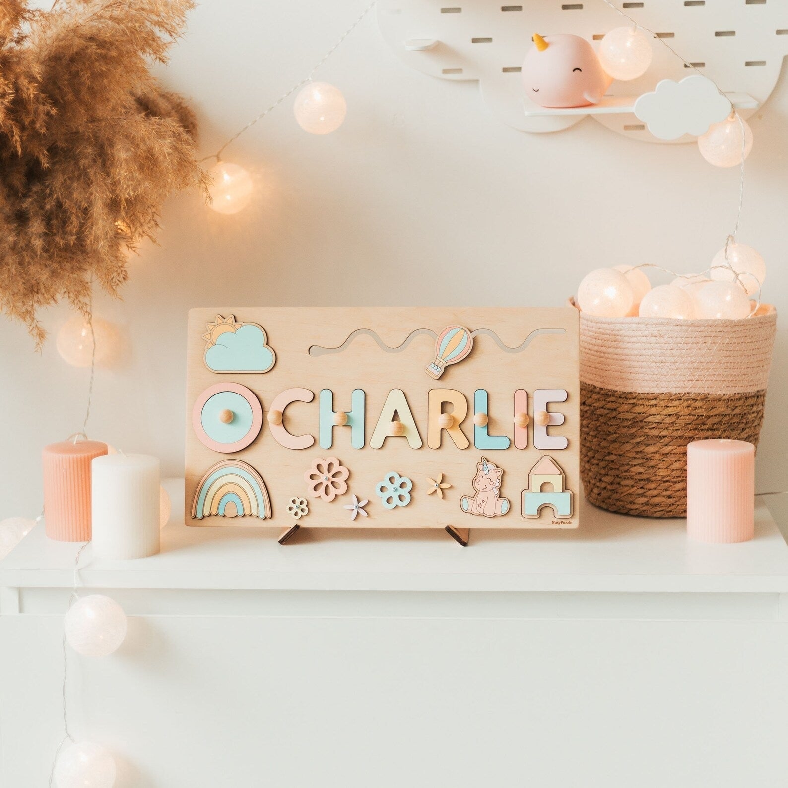 Personalized Puzzle Wooden Toy Custom Name Puzzle - Image 2