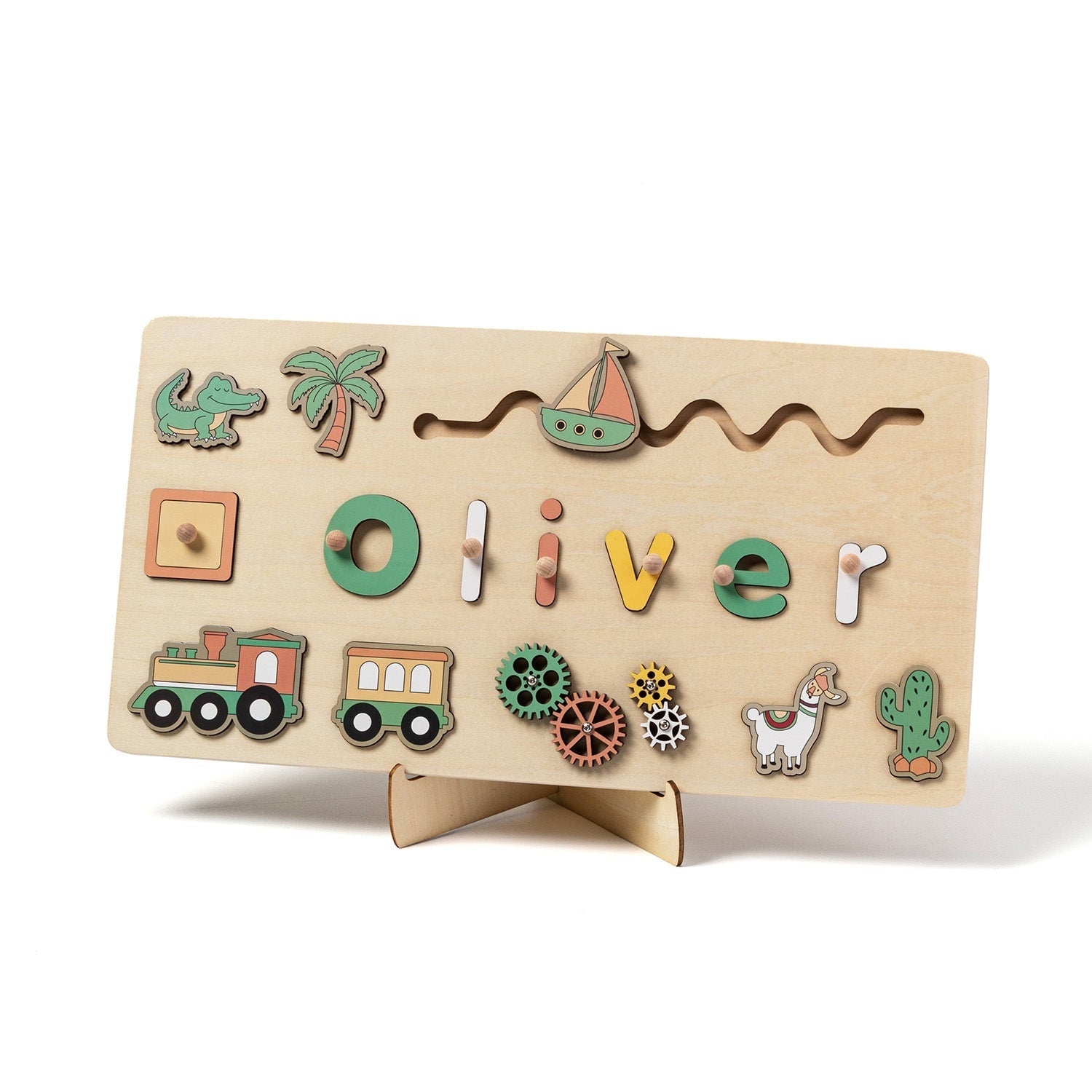 Personalized Puzzle Wooden Toy Custom Name Puzzle - Image 7