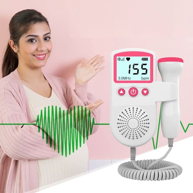 Portable Fetal Monitor Portable Fetal Doppler Baby Heart Monitor - Image 11