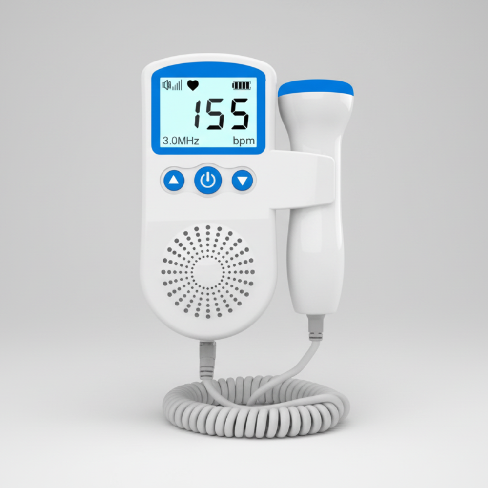 Portable Fetal Monitor Portable Fetal Doppler Baby Heart Monitor - Image 1