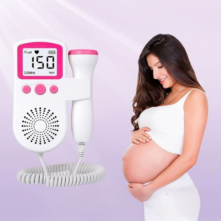 Portable Fetal Monitor Portable Fetal Doppler Baby Heart Monitor - Image 3