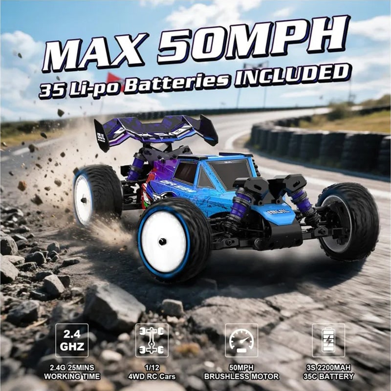 Rc Truck Brushless Rc Car All-Terrain Tires - Image 2