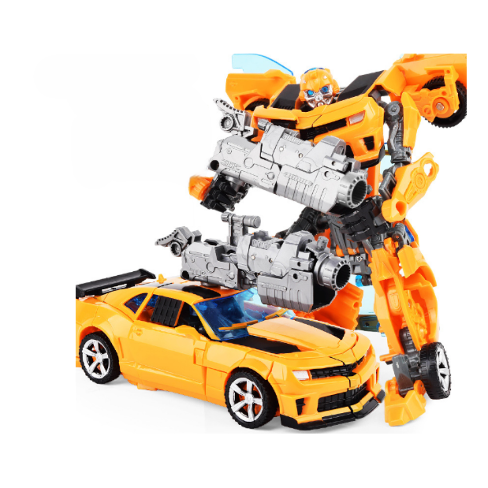 Remote Control Car Transforming Robot Action Figure Set - Image 3