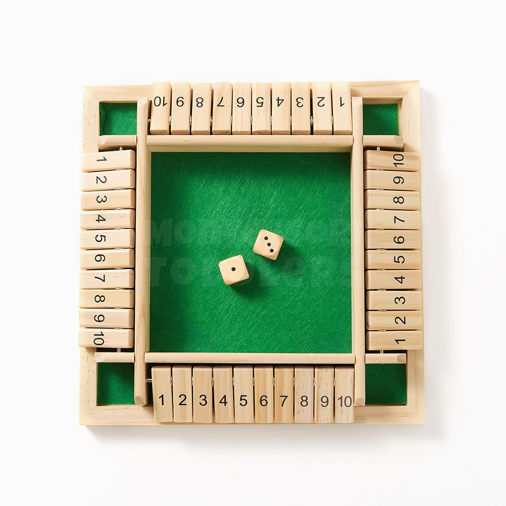 Shut the Box Game Family Night Wooden Dice Board￼ - Image 3