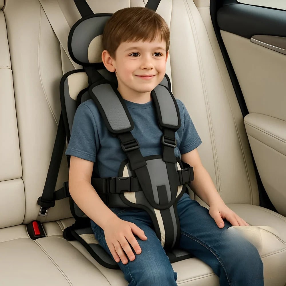 Travel Car Seat Portable Padded Harness Safety Car Seat - Image 1
