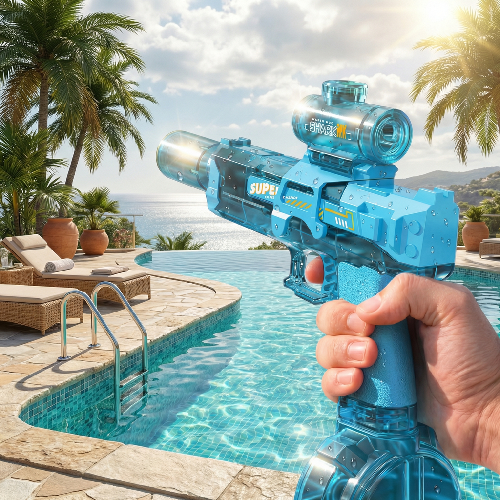 Water Blaster Outdoor Water Toy Outdoor Toy Usb-C Charger Rechargeable - Image 3